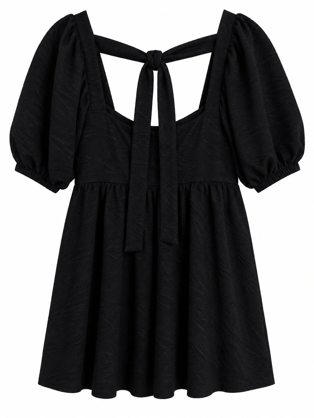 🌺 Free People Textured Babydoll Mini Dress
